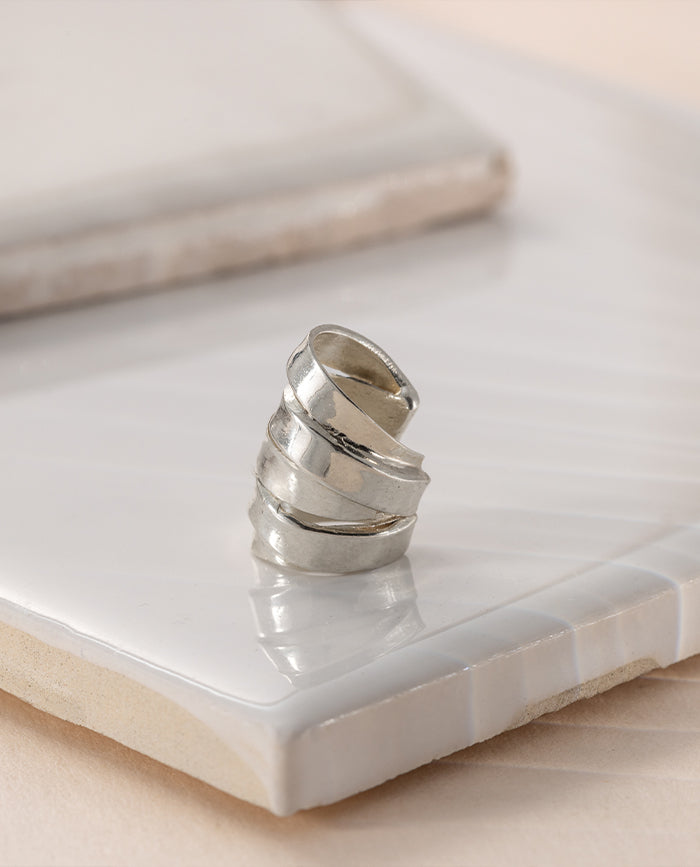 Elia Ear Cuff Silver