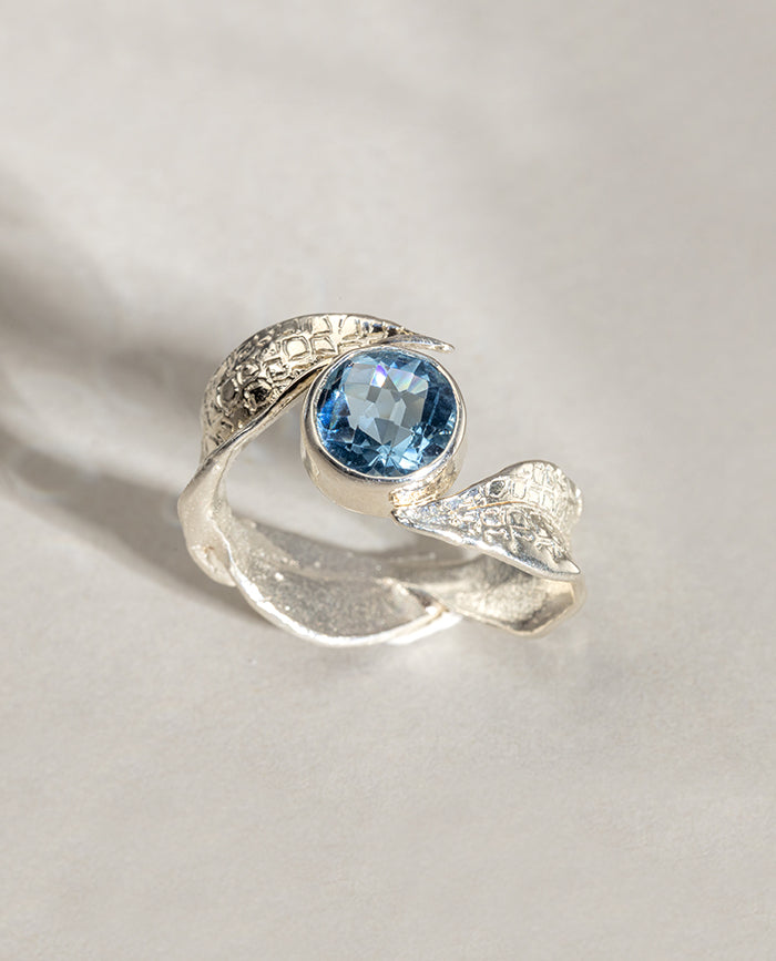 Nolina Ring Aquamarine Silver
