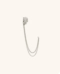 Coralia Ear Chain Silver