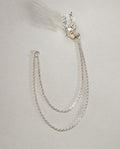 Coralia Ear Chain Silver