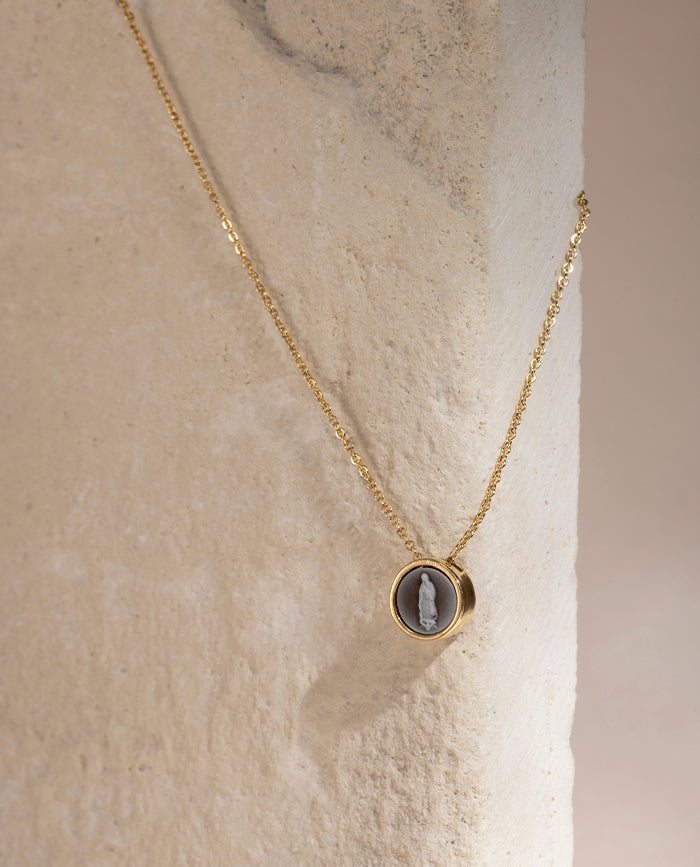 Guadalupe Mini Scapular Necklace