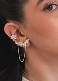 Musa Ear Chain Silver
