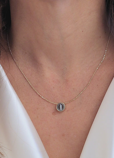 Guadalupe Mini Scapular Necklace