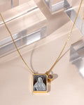 Sacred Heart Scapular Necklace