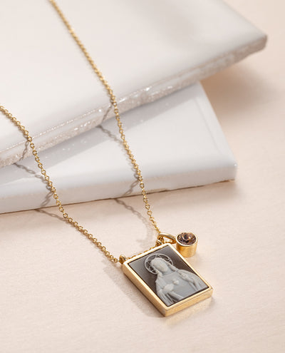 Sacred Heart Scapular Necklace