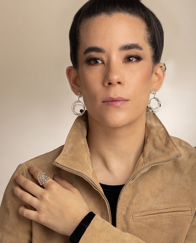 Stella Earrings Silver