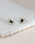 Zabrina Silver Earrings Onyx