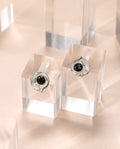 Zabrina Silver Earrings Onyx