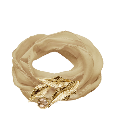 Zelina Bracelet - Plum Ribbon